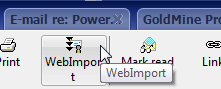 WebImport button PE